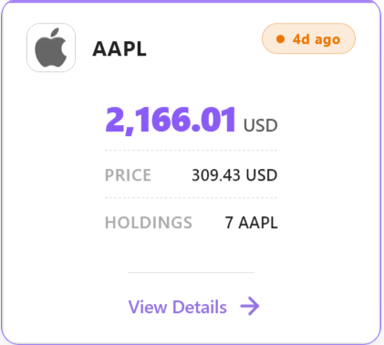 Commodity Card